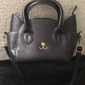 Black cat purse